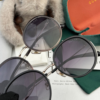 GUCCI ROUND FRAME SUNGLASSES G0640 IN ACETATE AND METAL