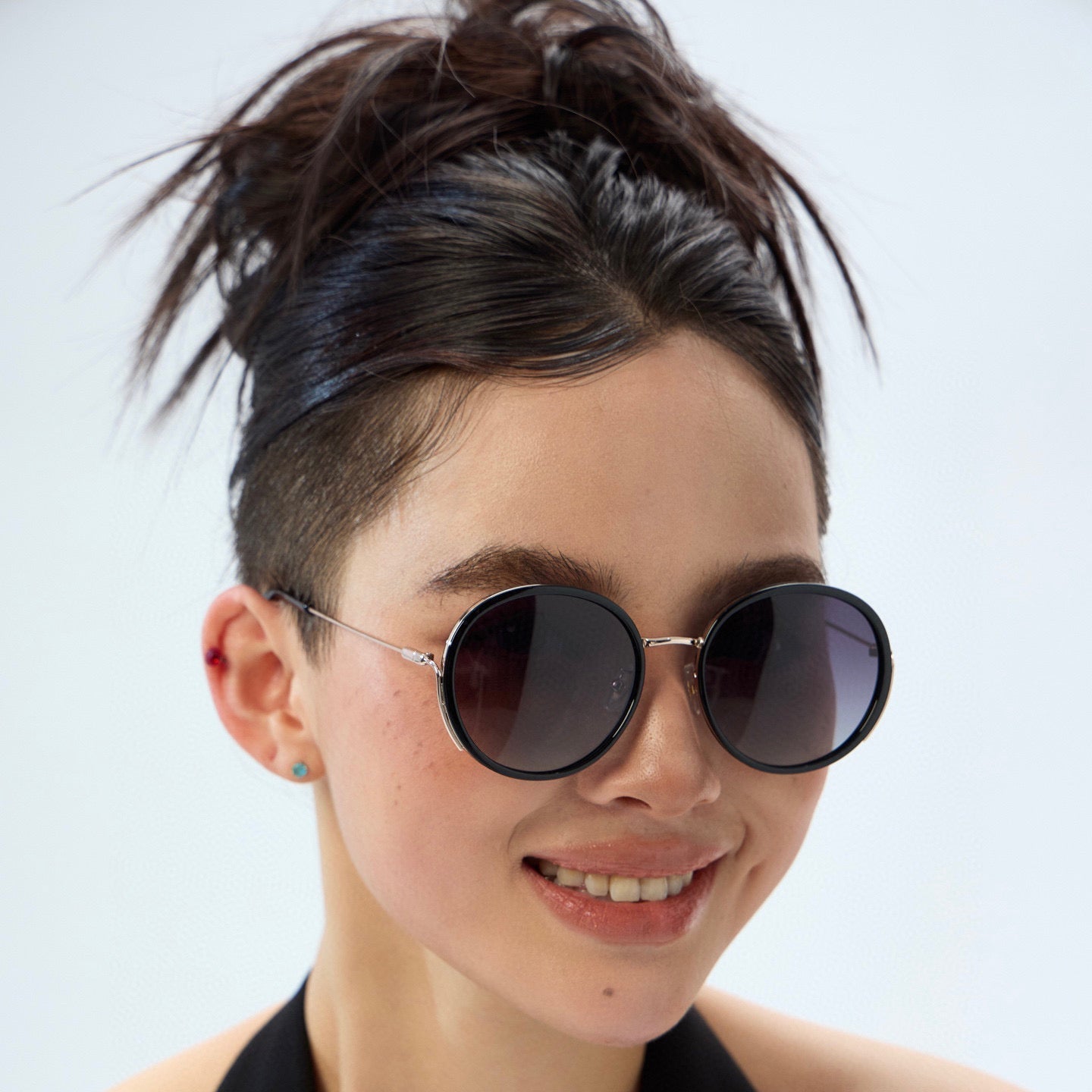 GUCCI ROUND FRAME SUNGLASSES G0640 IN ACETATE AND METAL