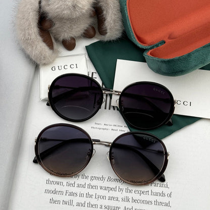 GUCCI ROUND FRAME SUNGLASSES G0640 IN ACETATE AND METAL