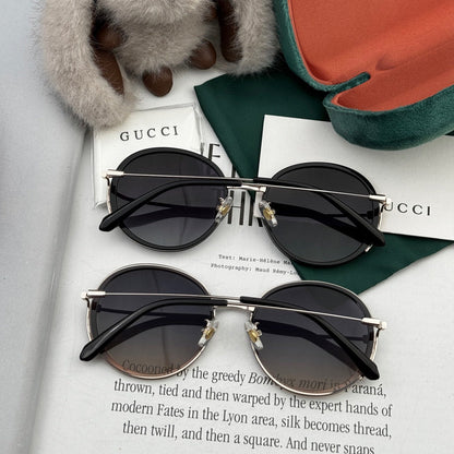 GUCCI ROUND FRAME SUNGLASSES G0640 IN ACETATE AND METAL