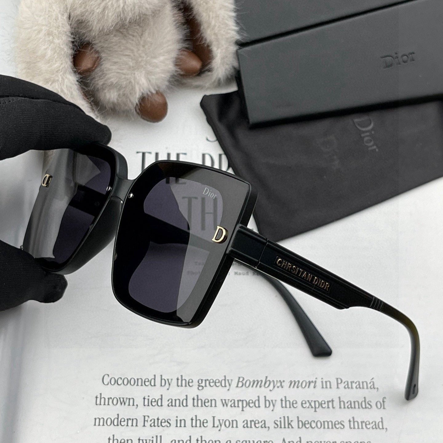 DIOR MONTAIGNE SUNGLASSES CD1615 IN ACETATE