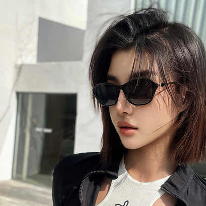 GUCCI OVAL FRAME SUNGLASSES G4906 IN ACETATE AND METAL