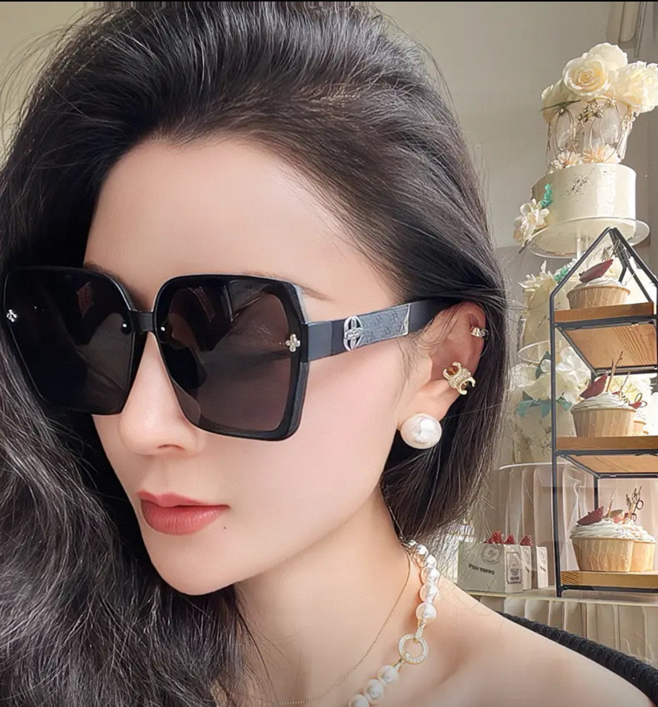 LOUIS VUITTON GRAM SQUARE SUNGLASSES L2200 IN ACETATE