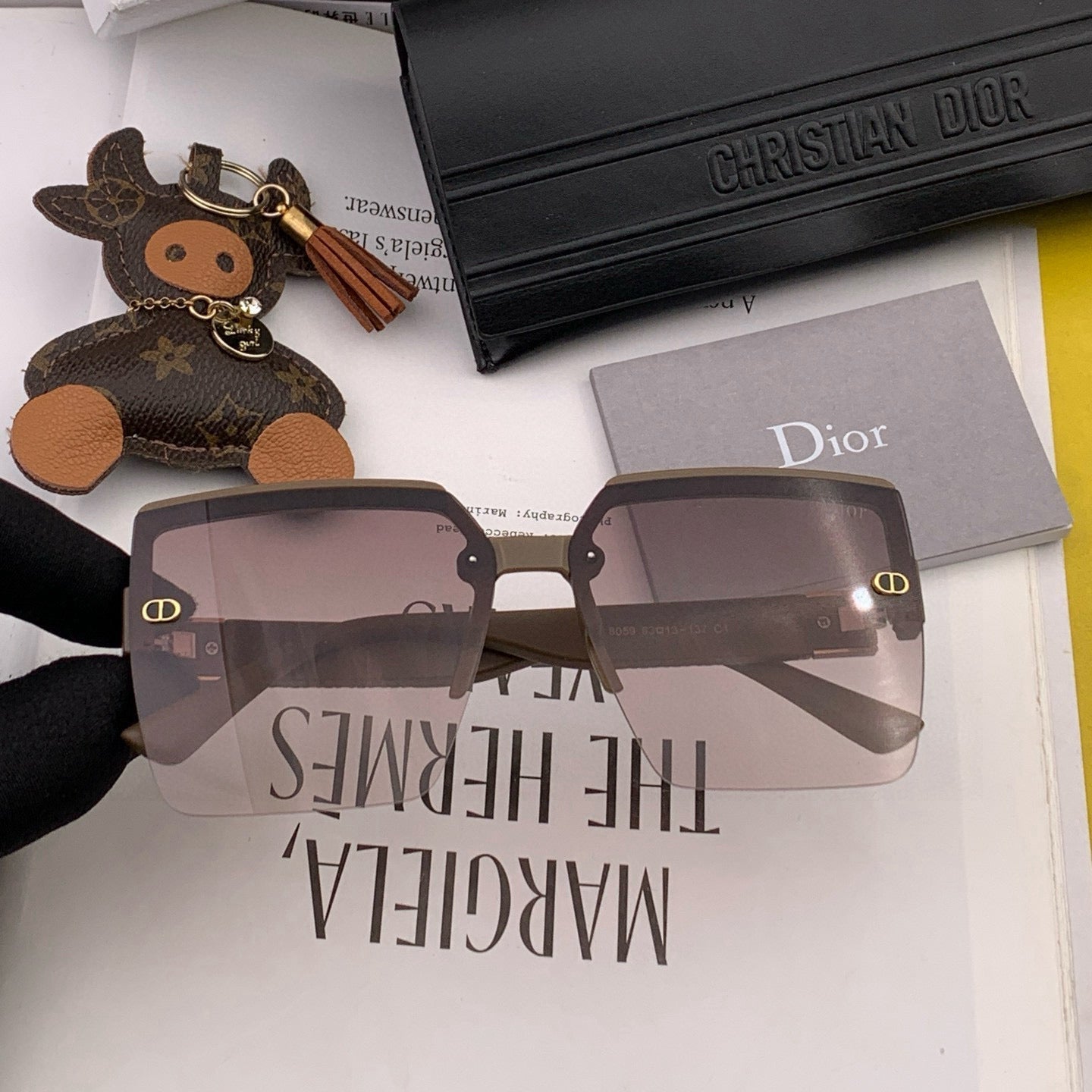 DIOR MONTAIGNE SUNGLASSES D9805 IN ACETATE
