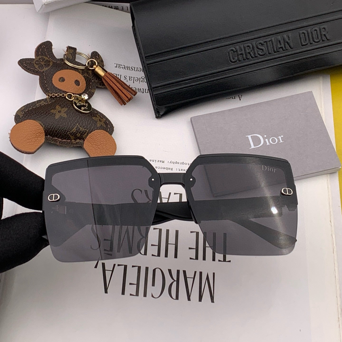 DIOR MONTAIGNE SUNGLASSES D9805 IN ACETATE