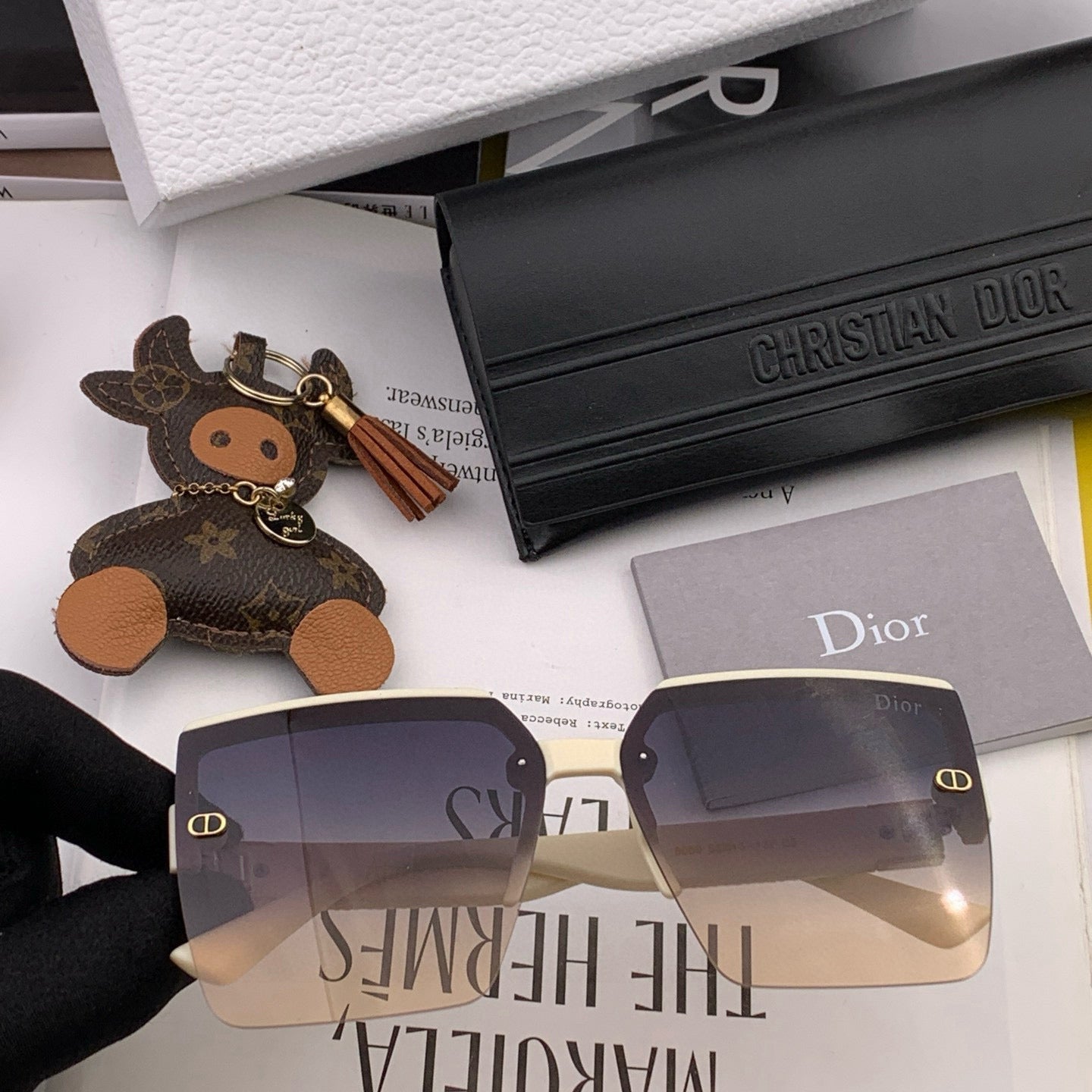 DIOR MONTAIGNE SUNGLASSES D9805 IN ACETATE