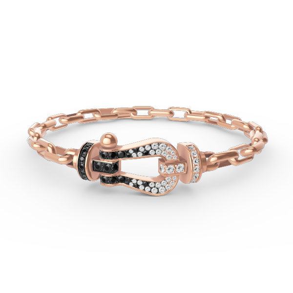 FRED FORCE LARGE HORSESHOE CLASP METAL BRACELET