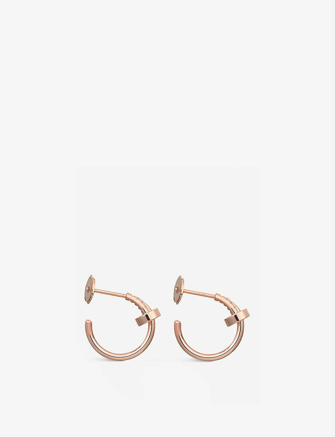 CARTIER JUSTE EARRINGS PINK GOLD