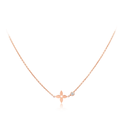 LOUIS VUITTON BLOSSOM PENDANT PINK GOLD AND DIAMOND