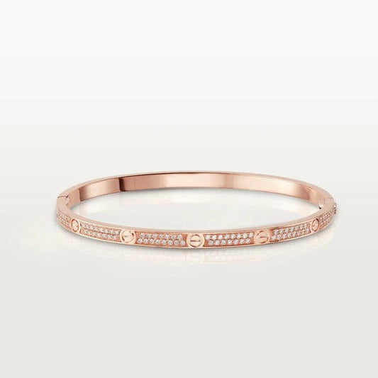 CARTIER LOVE BRACELET 3.65MM DIAMOND-PAVED