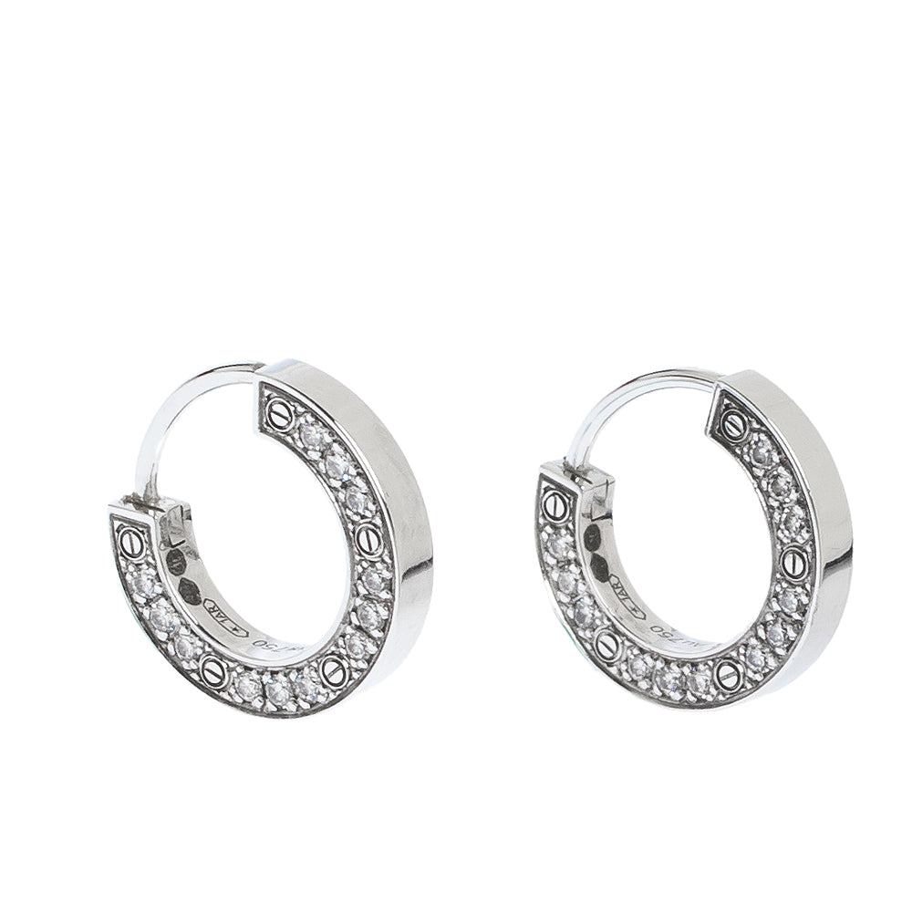 CARTIER LOVE DIAMOND EARRINGS