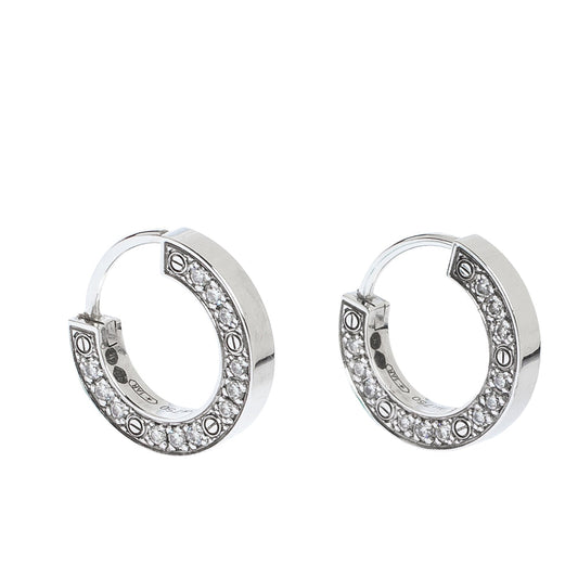 CARTIER LOVE DIAMOND EARRINGS