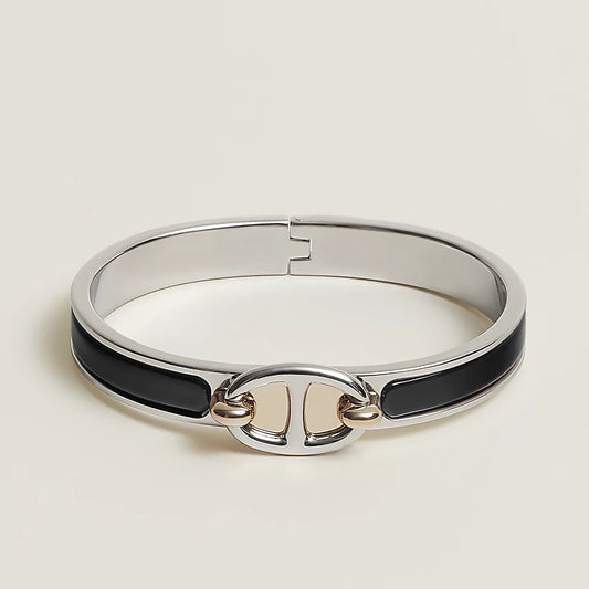HERMES CLIC CHAINE SILVER BRACELET
