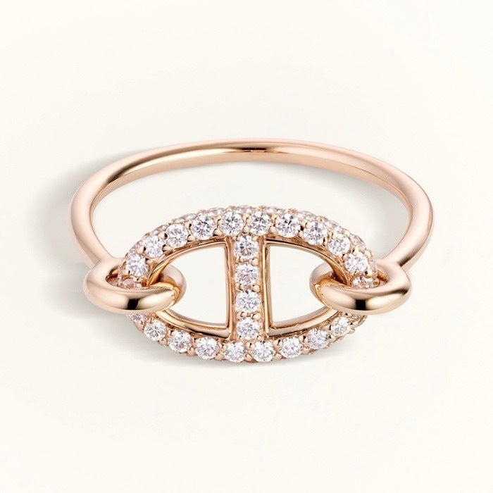 HERMES RONDE SMALL DIAMOND RING