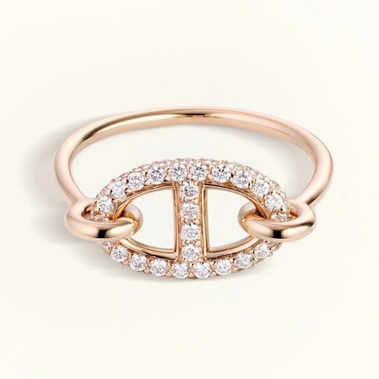 HERMES RONDE SMALL DIAMOND RING