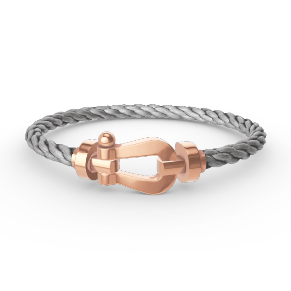 FRED FORCE LARGE HORSESHOE NO DIAMOND BRACELET ROSE GOLD
