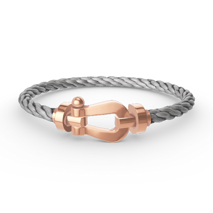 FRED FORCE LARGE HORSESHOE NO DIAMOND BRACELET ROSE GOLD