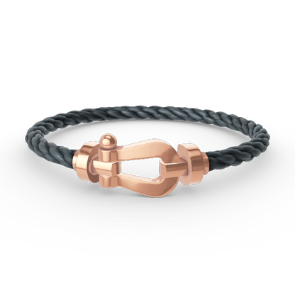 FRED FORCE LARGE HORSESHOE NO DIAMOND BRACELET ROSE GOLD