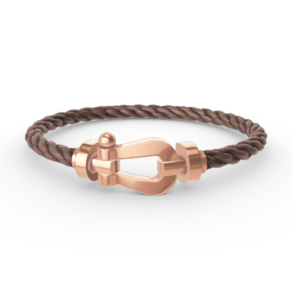 FRED FORCE LARGE HORSESHOE NO DIAMOND BRACELET ROSE GOLD