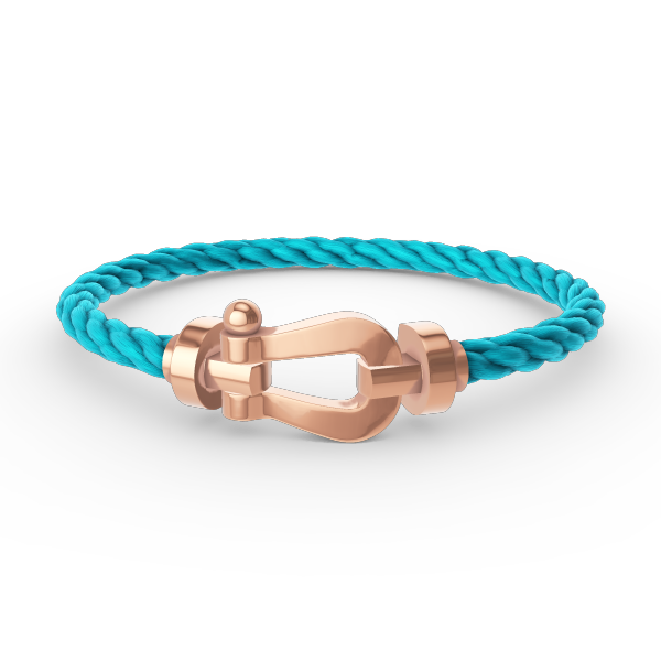 FRED FORCE LARGE HORSESHOE NO DIAMOND BRACELET ROSE GOLD