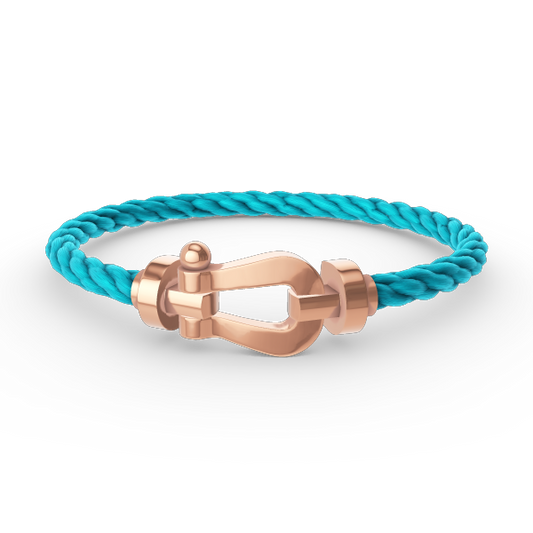 FRED FORCE LARGE HORSESHOE NO DIAMOND BRACELET ROSE GOLD