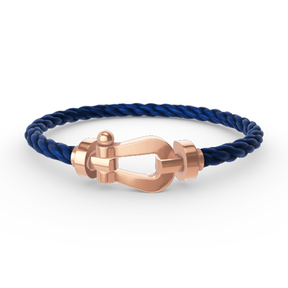 FRED FORCE LARGE HORSESHOE NO DIAMOND BRACELET ROSE GOLD