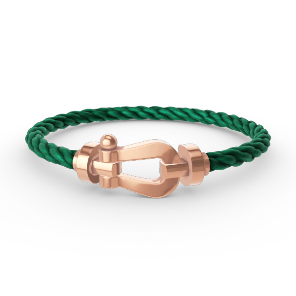 FRED FORCE LARGE HORSESHOE NO DIAMOND BRACELET ROSE GOLD