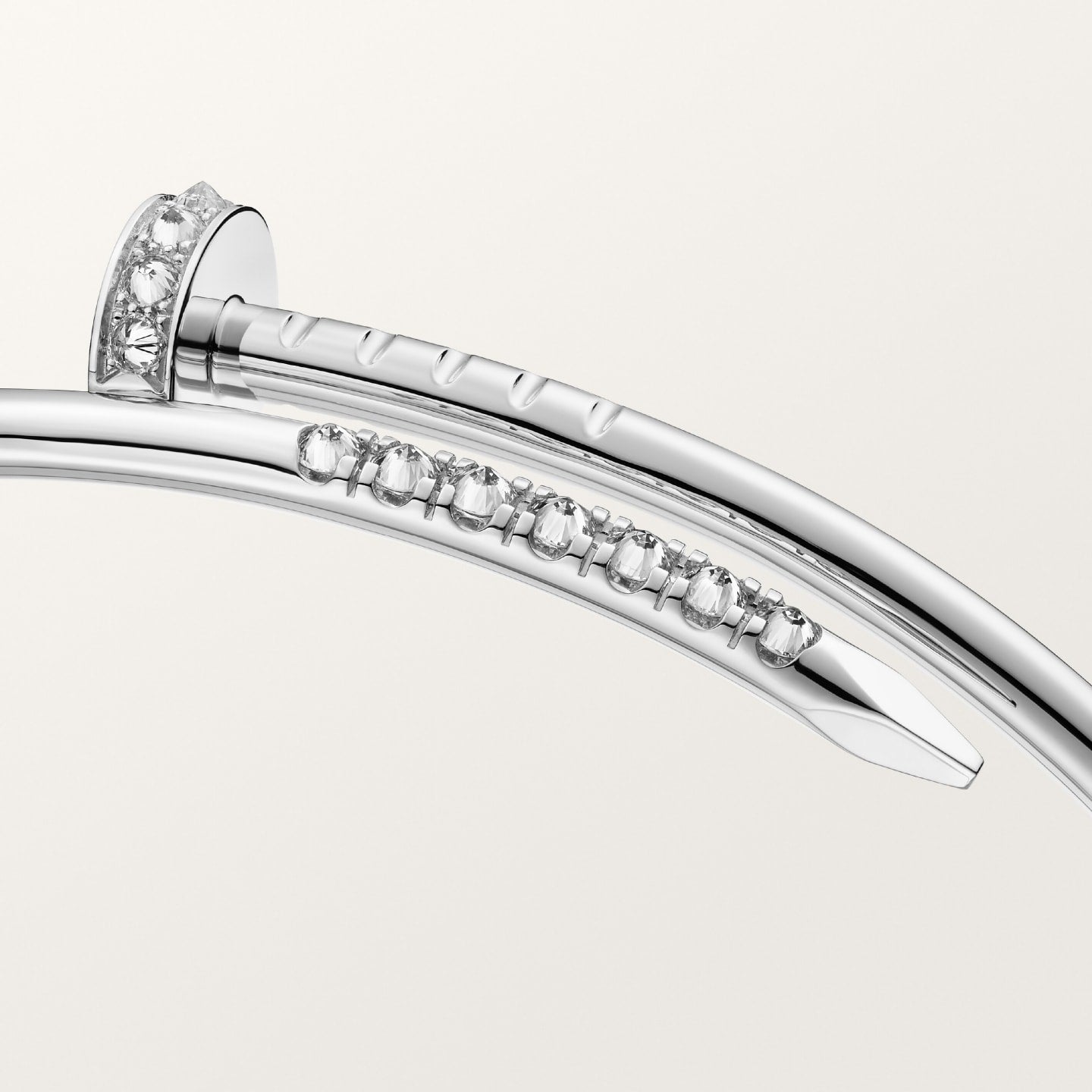 CARTIER JUSTE BRACELET 2.5MM DIAMONDS NEW