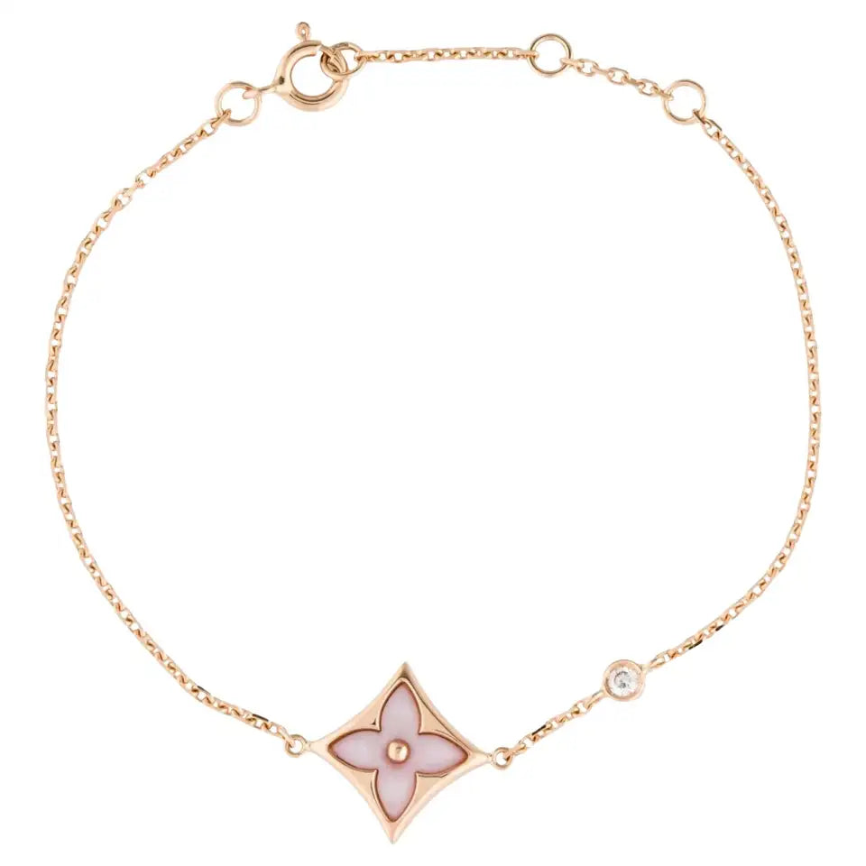 LOUIS VUITTON STAR 1 DIAMOND PINK GOLD BRACELET