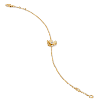 VCA FRIVOLE GOLD FLOWER BRACELET
