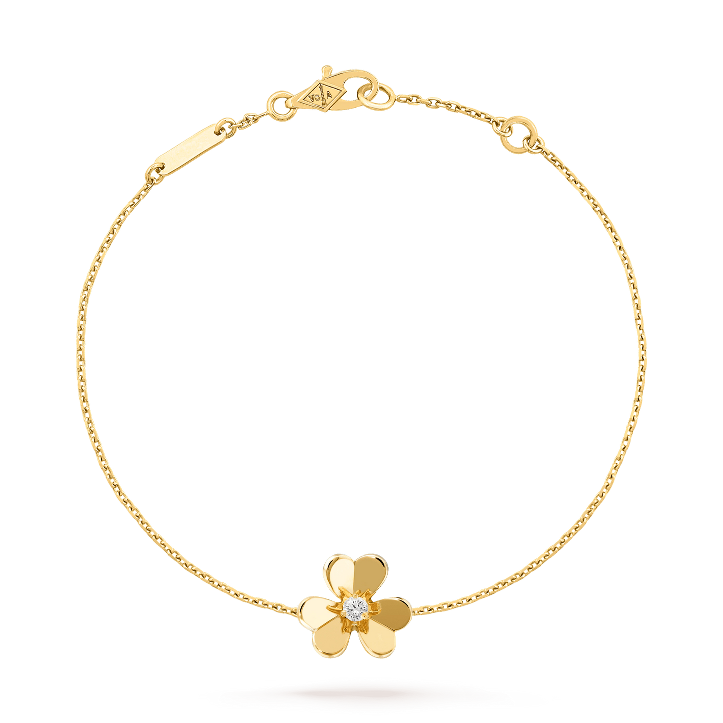 VCA FRIVOLE GOLD FLOWER BRACELET