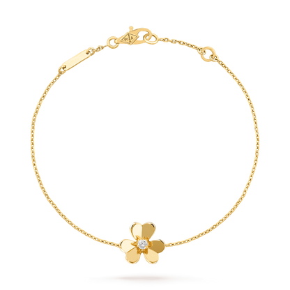 VCA FRIVOLE GOLD FLOWER BRACELET