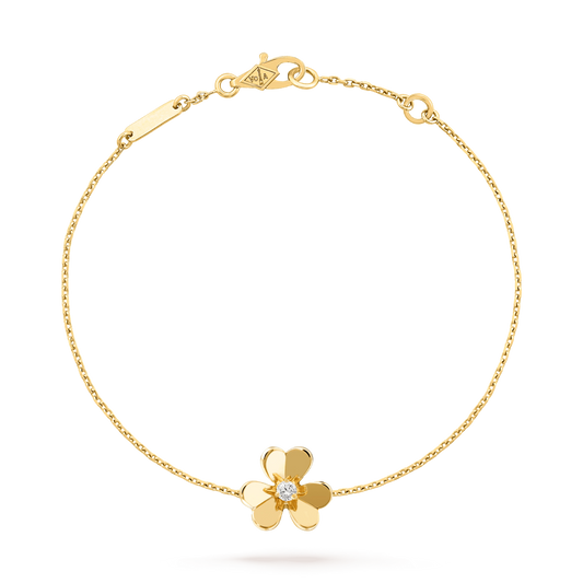 VCA FRIVOLE GOLD FLOWER BRACELET