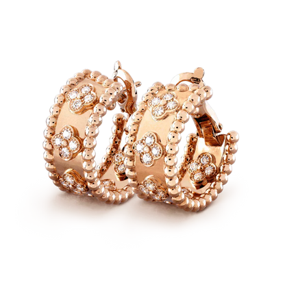 VCA PERLEE DIAMOND EARRINGS