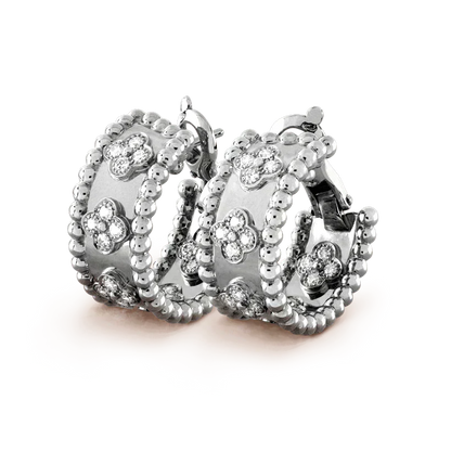 VCA PERLEE DIAMOND EARRINGS