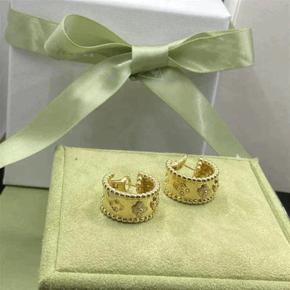 VCA PERLEE DIAMOND EARRINGS