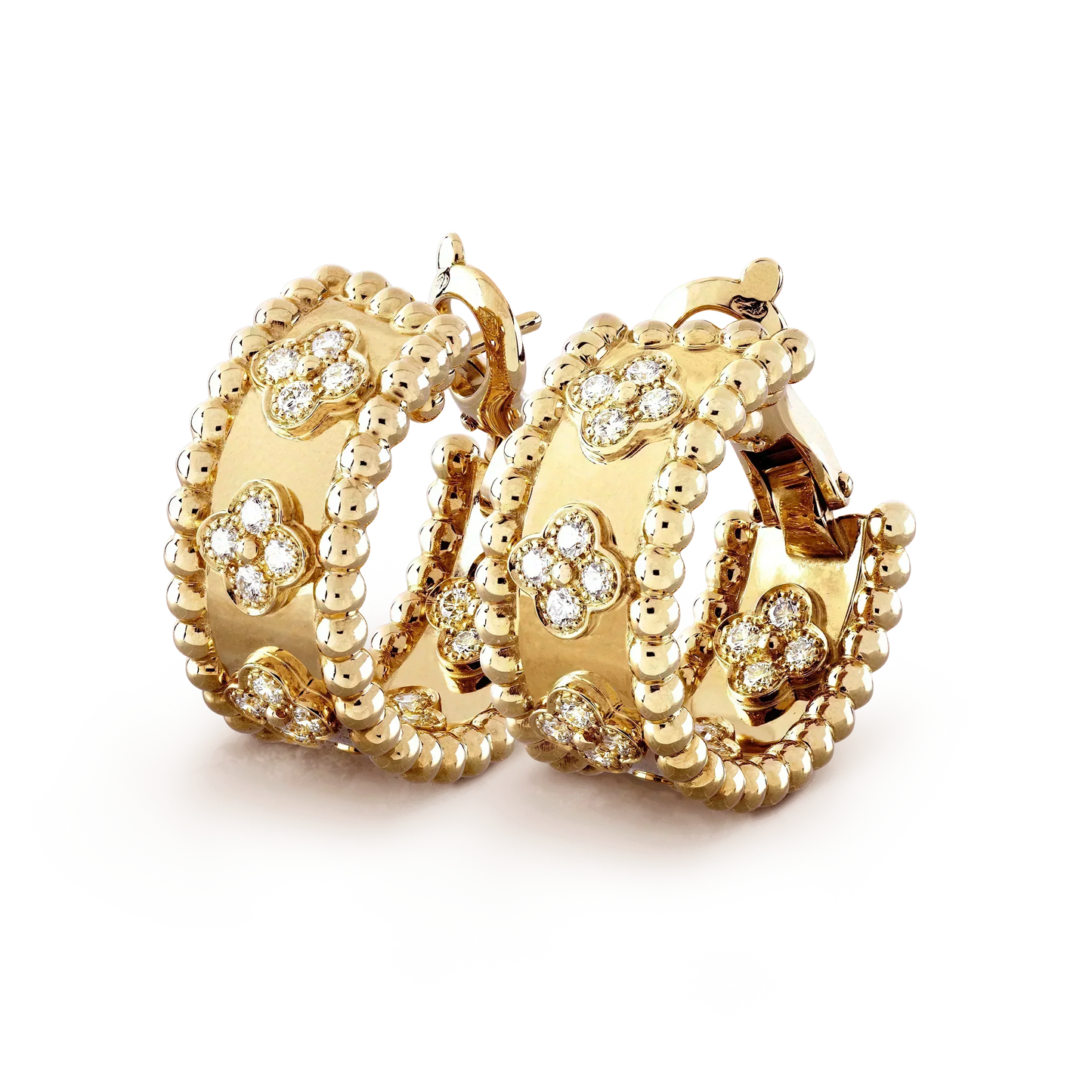 VCA PERLEE DIAMOND EARRINGS