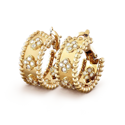 VCA PERLEE DIAMOND EARRINGS