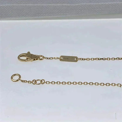 VCA CLOVER CARNELIAN SINGLE FLOWER BRACELET