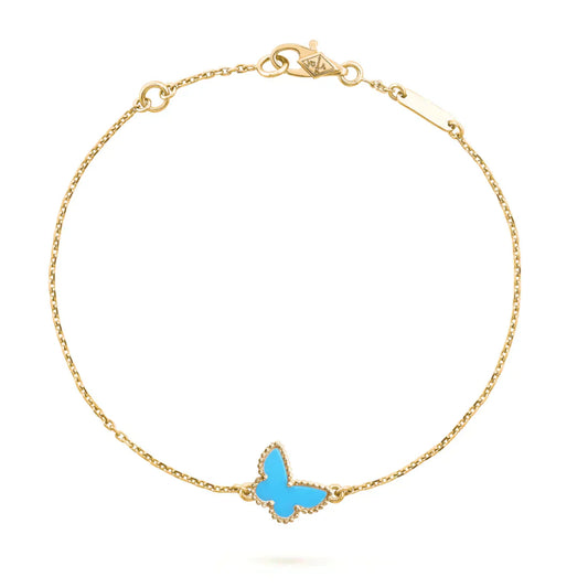 VCA BUTTERFLY TURQUOISE BUTTERFLY BRACELET