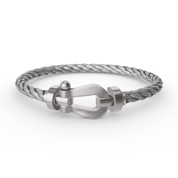 FRED FORCE LARGE HORSESHOE NO DIAMOND BRACELET SILVER
