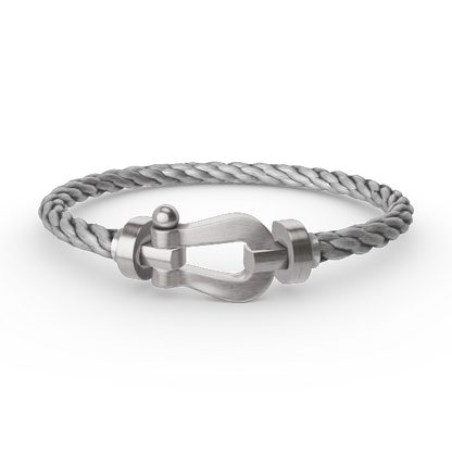 FRED FORCE LARGE HORSESHOE NO DIAMOND BRACELET SILVER