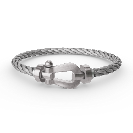 FRED FORCE LARGE HORSESHOE NO DIAMOND BRACELET SILVER