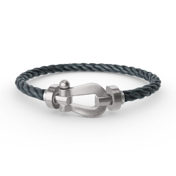 FRED FORCE LARGE HORSESHOE NO DIAMOND BRACELET SILVER