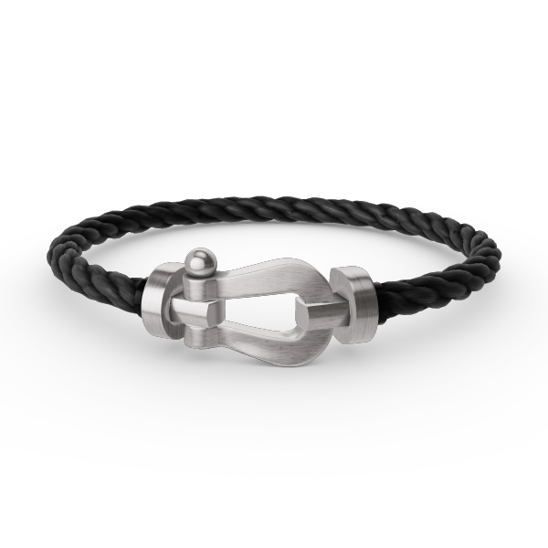 FRED FORCE LARGE HORSESHOE NO DIAMOND BRACELET SILVER