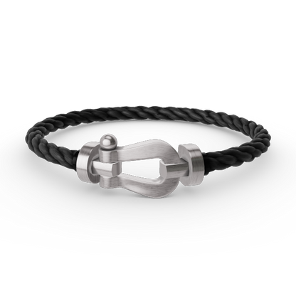 FRED FORCE LARGE HORSESHOE NO DIAMOND BRACELET SILVER