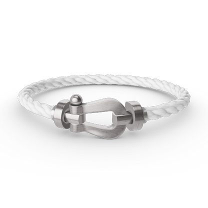 FRED FORCE LARGE HORSESHOE NO DIAMOND BRACELET SILVER
