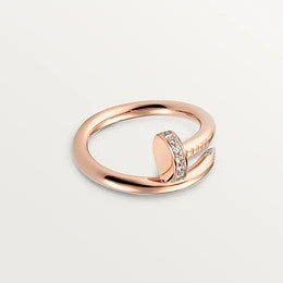 CARTIER JUSTE RING 2.65MM PINK GOLD DIAMOND