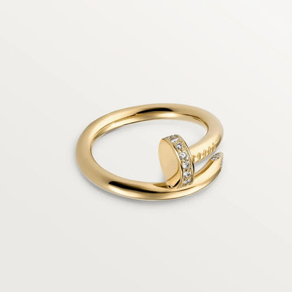 CARTIER JUSTE RING 2.65MM GOLD DIAMOND